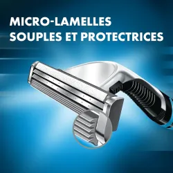 Lames Sensor Excel 2 Gillette, boite de 10, compatibles avec les rasoirs Gillette SENSOR