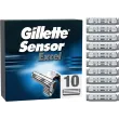 Lames Sensor Excel 2 Gillette, boite de 10, compatibles avec les rasoirs Gillette SENSOR