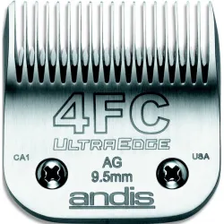 Lame N°4FC ANDIS, tête de coupe  9.5 mm  pour tondeuse chien PRO AGC/AGR/BGC/MBG/SMC/ZRII