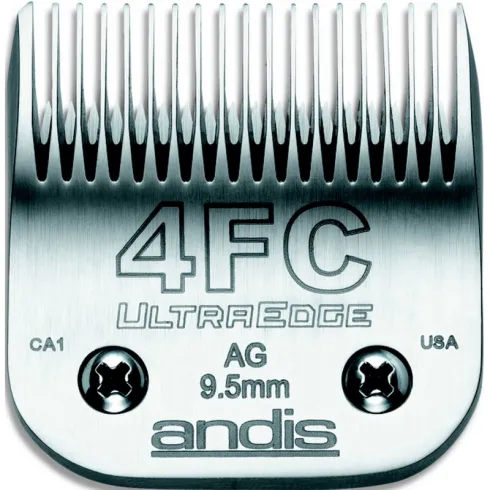 Lame N°4FC ANDIS, tête de coupe  9.5 mm  pour tondeuse chien PRO AGC/AGR/BGC/MBG/SMC/ZRII
