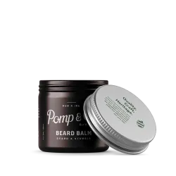 Baume à barbe Pomp & Co effet mat, coiffant et hydratant